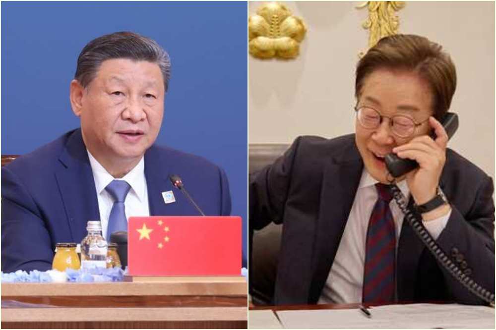 中国国家主席习近平同韩国新任总统李在明通电话 
