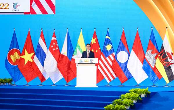 第22届中国—东盟博览会开幕 中国国家副主席韩正和东盟多国领导人出席