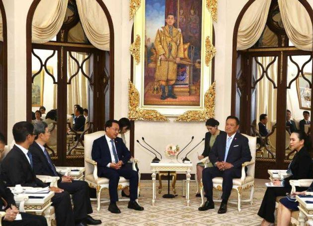 泰国华裔新总理阿努廷会见中国大使：将带领新政府加强同中方全方位合作