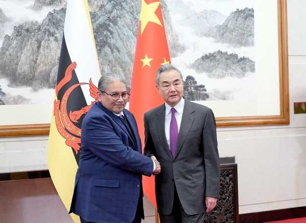 中国外长王毅同文莱外交主管部长艾瑞万会谈 文莱支持中国统一大业