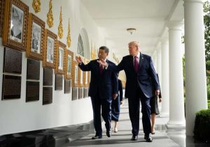 中国国家主席习近平对美国进行国事访问 两国元首达成八点成果共识