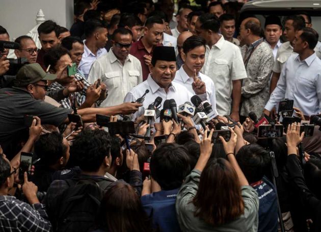 印尼正式确认普拉博沃当选印尼第八任总统 10月在新首都就职