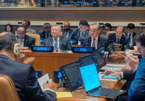 金砖国家外长会晤在联合国举行 中国外长出席讲话