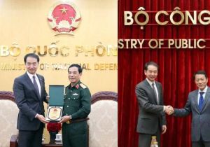 新任中国驻越南大使何炜分别拜会越南国防部长、公安部长