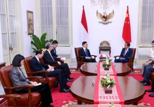 中国国家副主席韩正会见印度尼西亚总统佐科