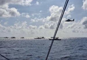 中国海警局：菲律宾船只在鲎藤礁海域非法聚集 警告菲方立即停止侵权挑衅 