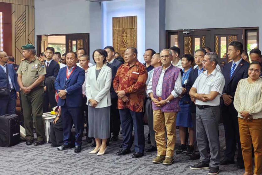 中国东帝汶开通直航航班 东帝汶总统出席开通仪式