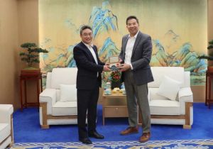 中国国家国际发展合作署署长罗照辉会见中国&mdash;东盟中心秘书长史忠俊