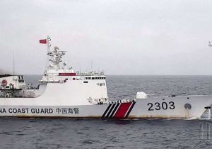 日本民用飞机闯入钓鱼岛上空 中国海警直升机驱离 中日互相提出交涉