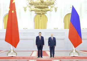 中国国家主席习近平同俄罗斯总统普京会谈 共同捍卫二战胜利成果