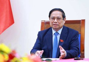 越南总理范明正同新加坡总理黄循财通电话 祝贺新加坡成功举行选举