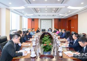 中共中央对外联络部副部长陈洲会见越共中央宣教与民运部代表团