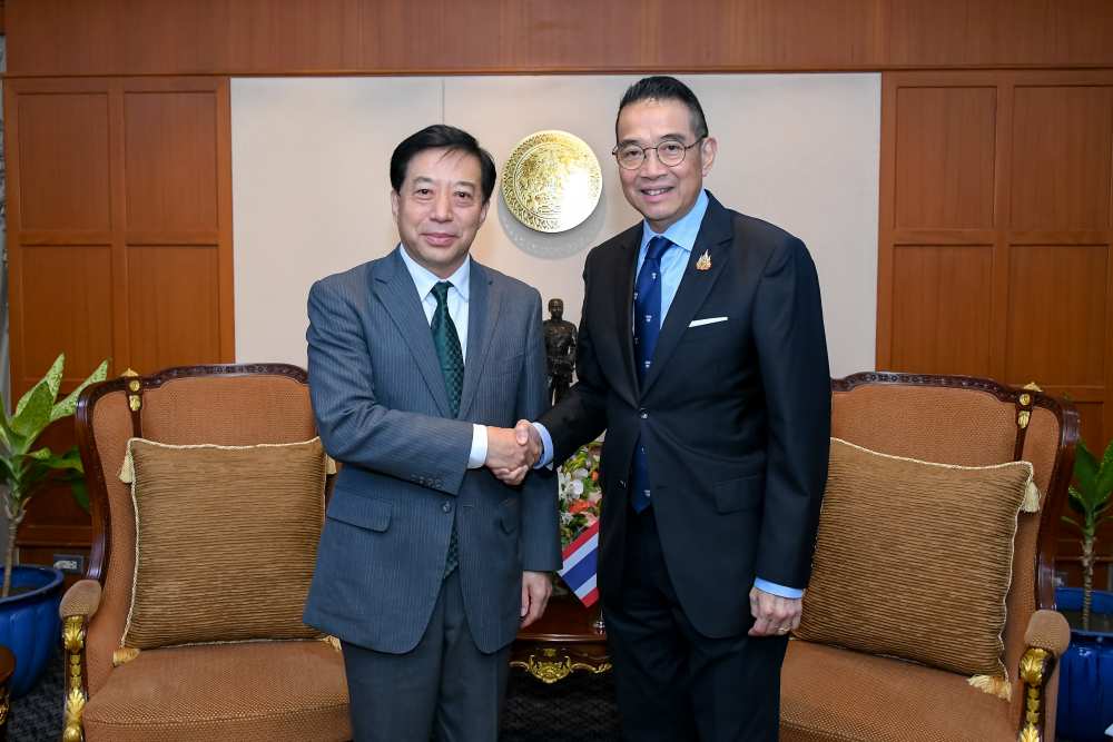 中国驻泰国大使韩志强将离任 辞行拜会泰国外长、泰国国会主席