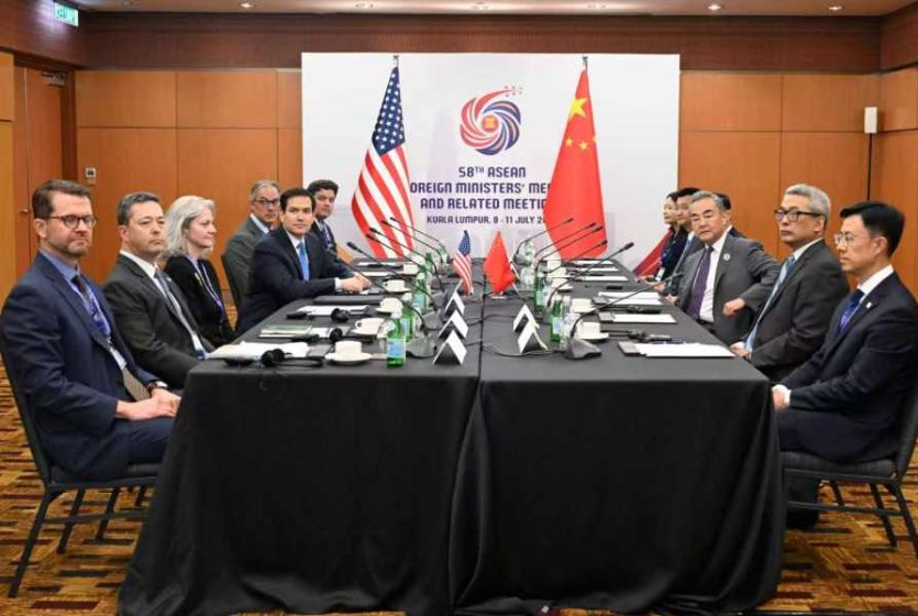 中国外长王毅会见美国国务卿鲁比奥 双方同意加强外交渠道及各领域各层级沟通对话