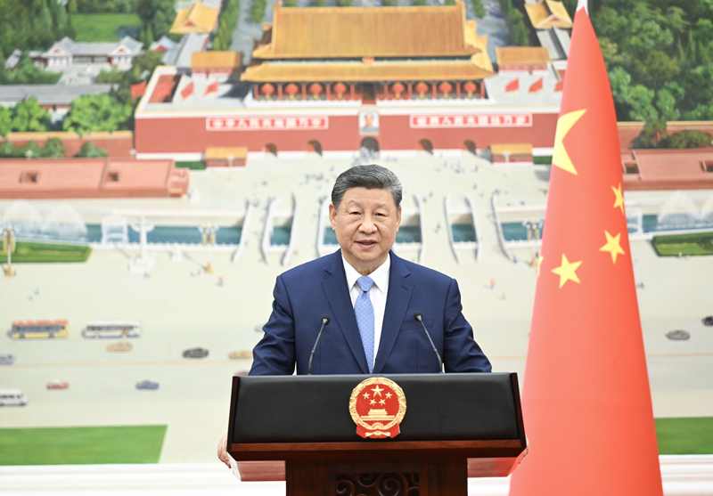 中国国家主席习近平接受美国、伊朗、以色列、乌克兰、越南等16位驻华大使递交国书