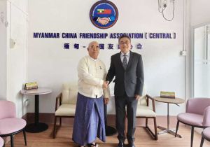 中国&mdash;东盟中心秘书长史忠俊拜访缅甸&mdash;中国友好协会