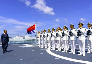 中国海军83舰编队抵达泰国访问