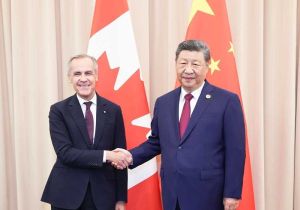 中国国家主席习近平会见加拿大总理卡尼 双方同意恢复重启各领域交流合作
