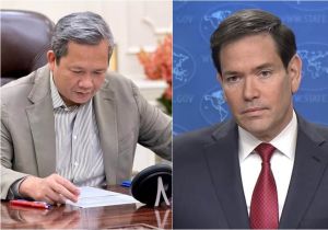 美国务卿鲁比奥与柬埔寨首相洪玛奈通电话：美方愿促成柬泰对话 力促双方尽快停火