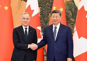 中国国家主席习近平会见加拿大总理卡尼 就中加关系提出4点意见  发表联合声明