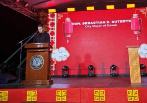 菲律宾达沃市政府举办春节庆祝活动 市长杜特尔特祝愿菲中两国人民新春快乐