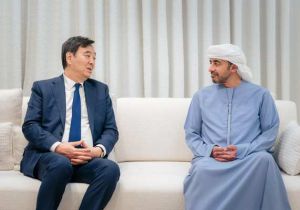 中国政府中东问题特使翟隽会见阿联酋副总理兼外长 推动中东地区早日实现停火止战