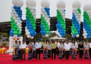 中缅友好市场移交仪式在缅甸实皆省举行