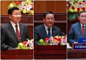老挝选举新一届国家领导人：通伦连任国家主席 宋赛连任总理 赛宋蓬连任国会主席