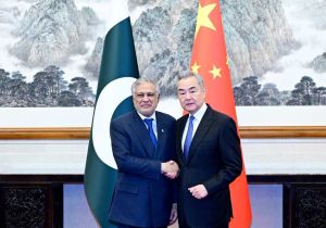 中国外长同巴基斯坦副总理兼外长会谈 发表恢复海湾和中东地区和平稳定五点倡议