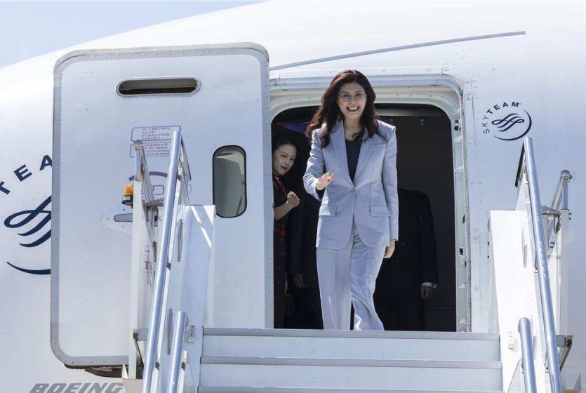 中国国民党主席郑丽文开始访问大陆 开启&ldquo;2026和平之旅&rdquo;