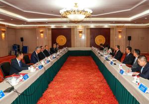 中共中央对外联络部副部长马辉会见马来西亚人民公正党副主席、政府科技与创新部部长郑立慷 