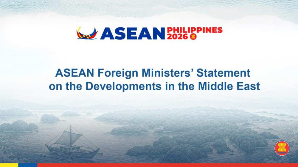 东盟各国外长发表声明敦促美国和伊朗继续谈判以结束冲突