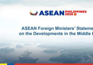 东盟各国外长发表声明敦促美国和伊朗继续谈判以结束冲突