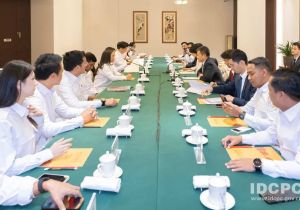 中共中央对外联络部副部长陆慷会见印尼大印尼行动党干部考察团