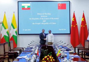 中国外长王毅同缅甸外长丁貌瑞举行会谈 双方要坚决打击网赌电诈