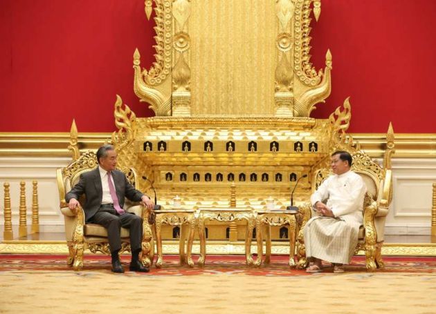 缅甸总统敏昂莱会见中国外长王毅 缅方视缅中关系为缅最重要的双边关系