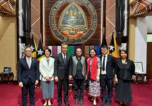 中国全国政协副主席、香港共享基金会主席梁振英访问东帝汶 会见东帝汶总统奥尔塔
