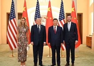 中国国家主席习近平为美国总统特朗普举行欢迎宴会