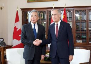 加拿大总理卡尼会见中国外交部长王毅 愿同中方共同倡导和践行多边主义