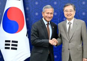 韩国外长与新加坡外长会谈  请新加坡和东盟各方支持营造朝韩对话氛围