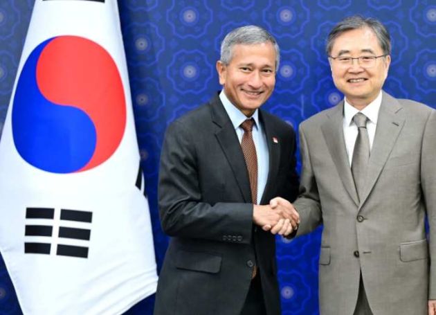 韩国外长与新加坡外长会谈  请新加坡和东盟各方支持营造朝韩对话氛围