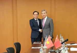 中国外交部长王毅会见越南外长黎怀忠