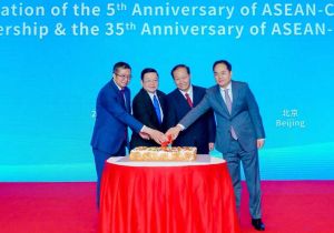 庆祝中国&mdash;东盟建立全面战略伙伴关系5周年暨中国&mdash;东盟建立对话关系35周年招待会在北京举行