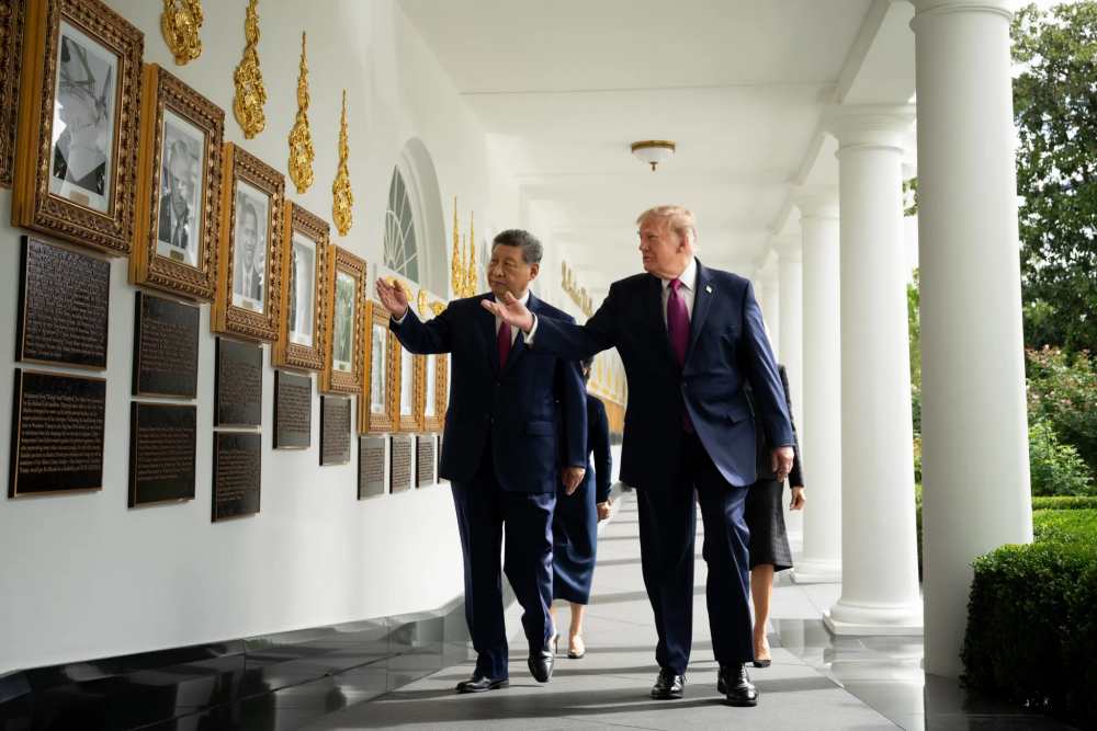 中国国家主席习近平对美国进行国事访问 两国元首达成八点成果共识